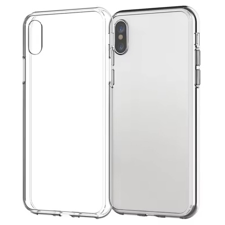 Чехол Clear Case пластиковый для iPhone X/XS, прозрачный фото