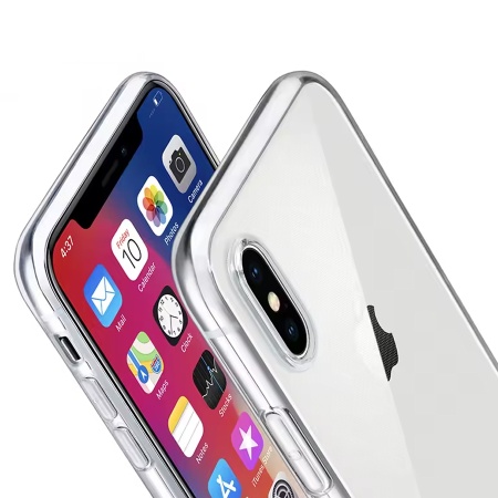 Чехол Clear Case пластиковый для iPhone XS Max, прозрачный фото