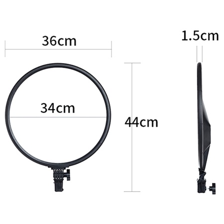 Светодиодный осветлитель JMARY FM-15RS, черный фото