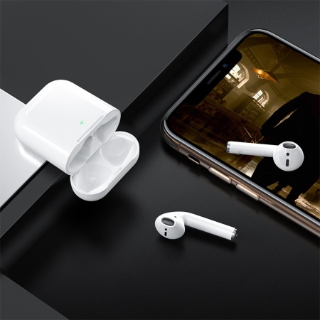 Беспроводные наушники TWS HOCO EW41, Bluetooth, белый фото