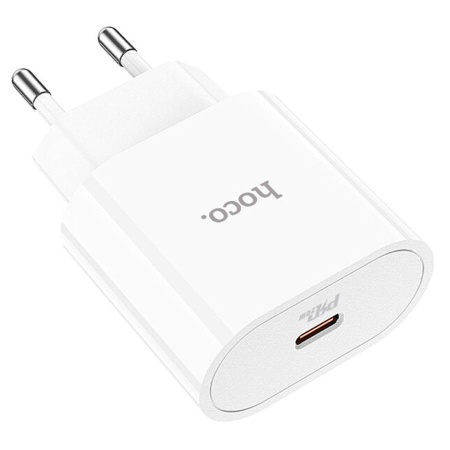 Сетевое зарядное устройство HOCO C94A 1xUSB-C, 3.0A, 20W, белый фото