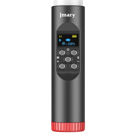 Светодиодный осветлитель JMARY FM-128RGB, 3000mAh, черный фото