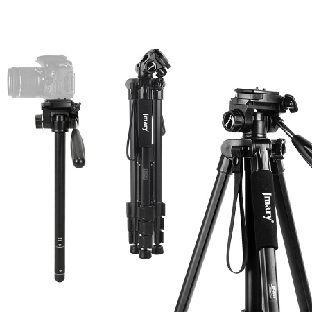 Штатив-трипод/монопод JMARY KP-2254, напольный, 50 - 165 см, черный фото