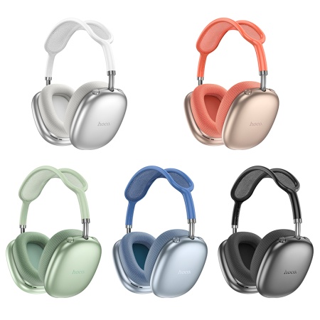 Беспроводные наушники накладные HOCO W55 Pleasing, Bluetooth, синий фото