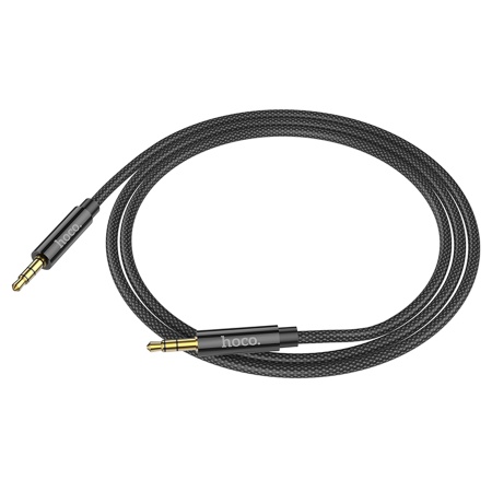 Аудиокабель HOCO UPA19 AUX Jack 3,5 (m) - Jack 3,5 (m), 1 м, черный фото