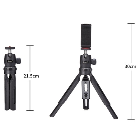 Штатив-трипод/монопод JMARY MT-30, напольный / настольный, 21,5 - 30 см, черный фото