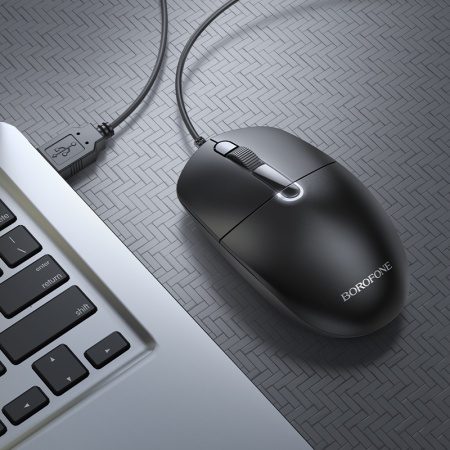Мышь беспроводная BOROFONE BG17 Morning, Bluetooth, черный
