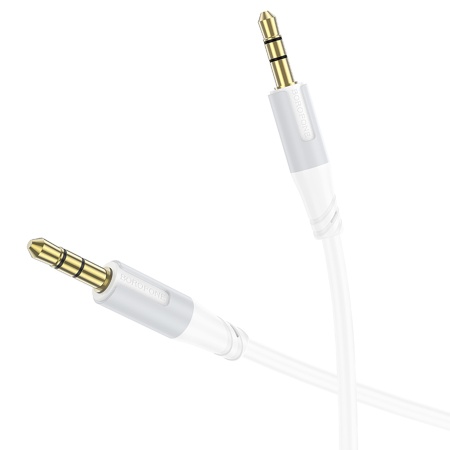 Аудиокабель BOROFONE BL19 Creator AUX Jack 3,5 (m) - Jack 3,5 (m), 1 м, белый фото