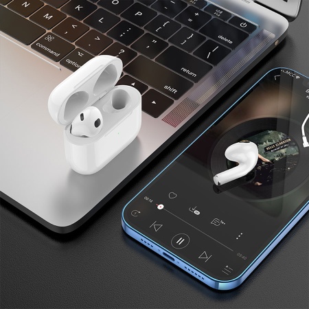Беспроводные наушники TWS HOCO EW43, Bluetooth, белый фото