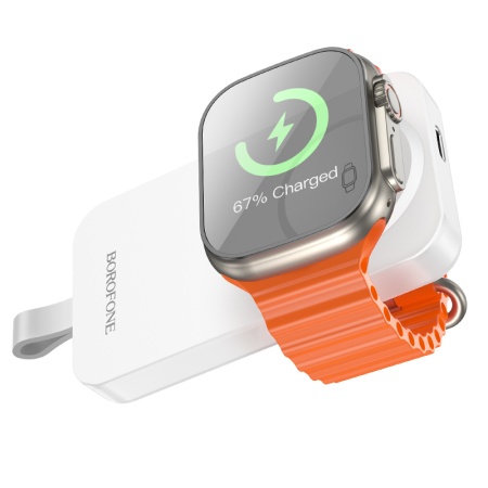 Портативный аккумулятор BOROFONE BJ61 Emergency, для Apple watch, 2500 мА⋅ч, белый фото