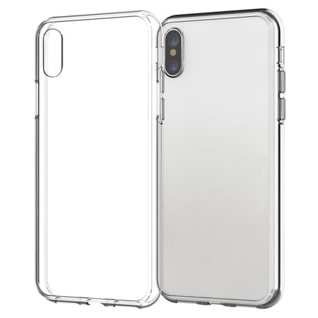 Чехол Clear Case пластиковый для iPhone XS Max, прозрачный фото