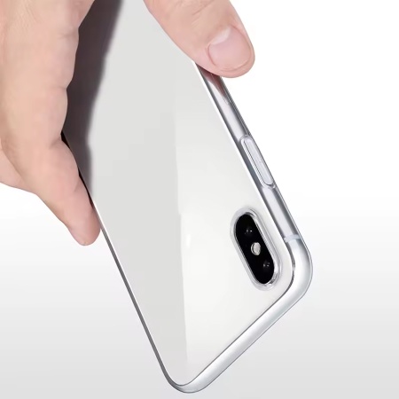 Чехол Clear Case пластиковый для iPhone X/XS, прозрачный фото