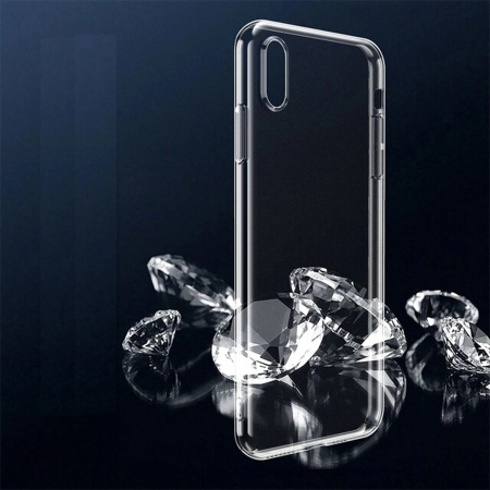 Чехол Clear Case пластиковый для iPhone XS Max, прозрачный фото