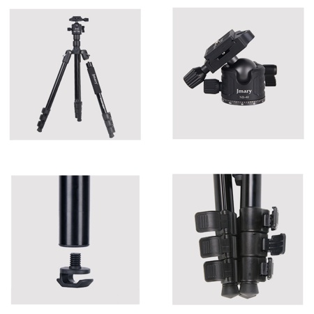 Штатив-трипод/монопод JMARY KT285-NB40, напольный, 42,5 - 164,5 см, черный фото