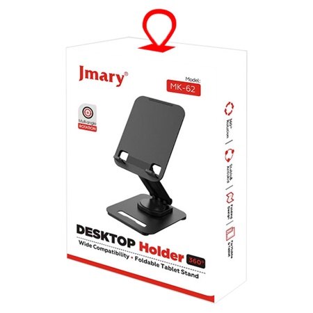 Настольная подставка для смартфона/планшета JMARY MK-62, черный