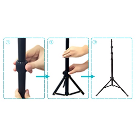 Штатив-трипод JMARY MT-45, напольный, 61 - 168 см, черный фото