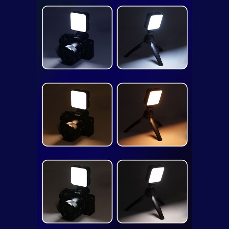 Светодиодный осветлитель JMARY FM-69RGB, 2000 мАч, черный фото