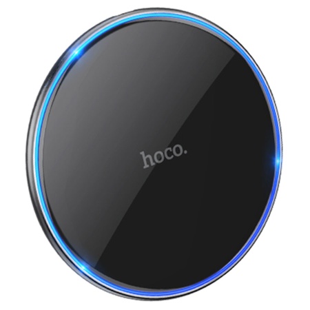 Беспроводное зарядное устройство HOCO CW6 Pro Easy с Кабелем USB - Type-C, 2A, 5W/7.5W/10W/15W, черный фото