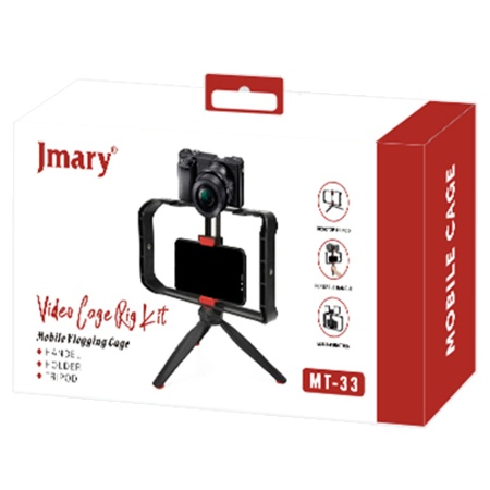 Штатив-трипод JMARY MT-33, напольный / настольный, 13 - 36,5 см, черный фото