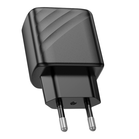Сетевое зарядное устройство HOCO CS21A Rich 1xUSB, 18W, черный фото