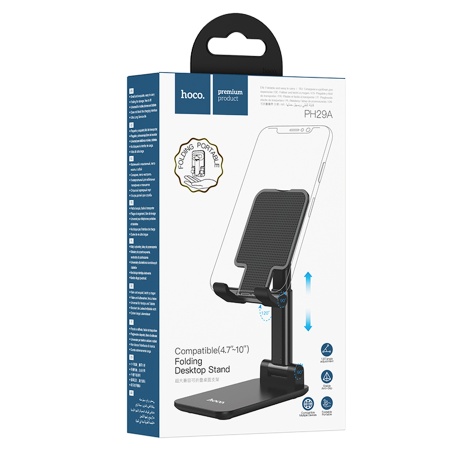 Настольная подставка для смартфона/планшета HOCO PH29A Carry, черный