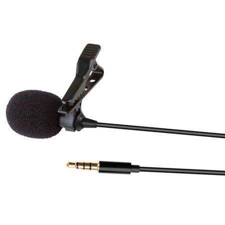 Микрофон петличный проводной CANDC U-1, Jack 3.5mm, черный фото