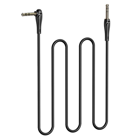 Аудиокабель HOCO UPA14 AUX Jack 3,5 (m) - Jack 3,5 (m), 1 м, черный фото