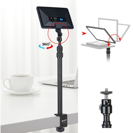 Штатив-струбцина JMARY MT-49, настольный, 42,5 - 98 см, черный фото