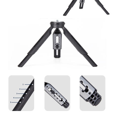 Штатив-трипод/монопод JMARY MT-30, напольный / настольный, 21,5 - 30 см, черный фото