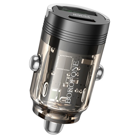 Автомобильное зарядное устройство BOROFONE BZ29A Talented, 1xUSB + 1xUSB-C, 3A, 36W, черный фото