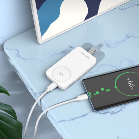 Портативный аккумулятор BOROFONE BJ61 Emergency, для Apple watch, 2500 мА⋅ч, белый фото