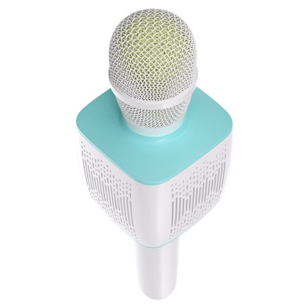 Микрофон беспроводной HOCO BK5 Cantando, Bluetooth, синий фото