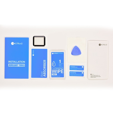 Защитное стекло COTEetCI 4D для Apple Watch 3, Full Glue 3D, 42mm, прозрачный+черная рамка фото