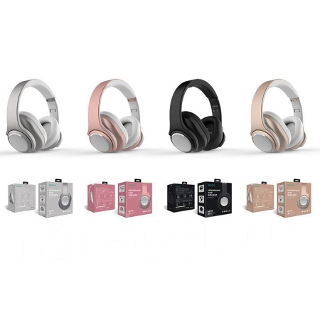 Беспроводные наушники/колонка SODO MH10, Bluetooth + AUX, золотой фото