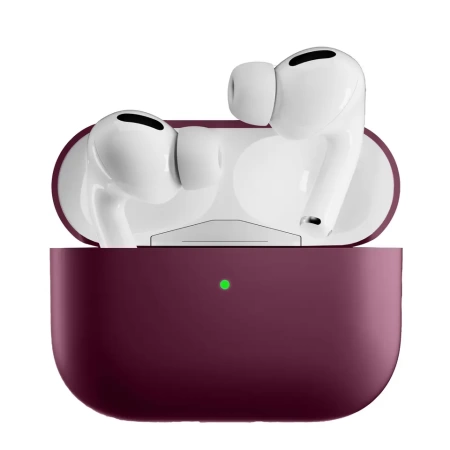 Чехол силиконовый Case Protection для Airpods Pro, малиновый (17) фото