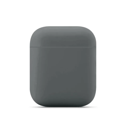 Чехол силиконовый Case Protection для Airpods 2, пепельный (15) фото