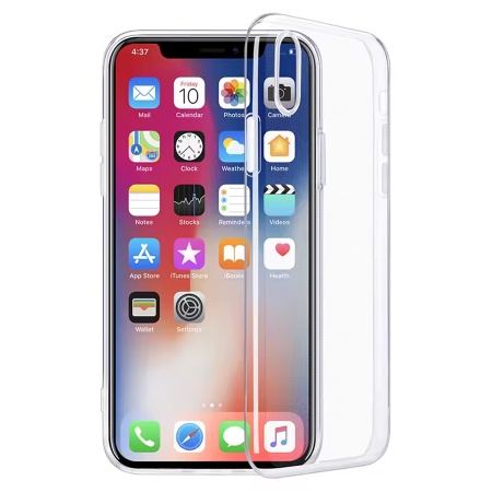 Чехол Clear Case пластиковый для iPhone XS Max, прозрачный фото