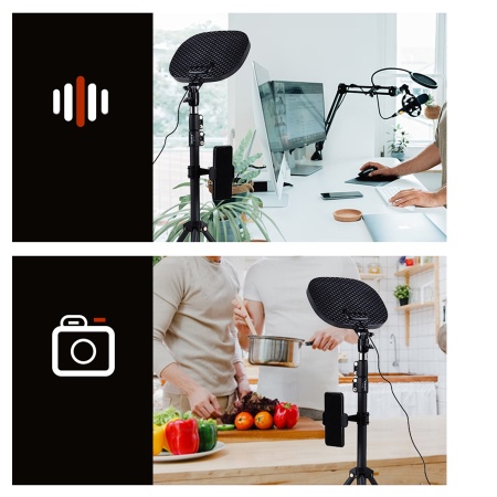 Светодиодный осветлитель JMARY FM-58R, черный фото