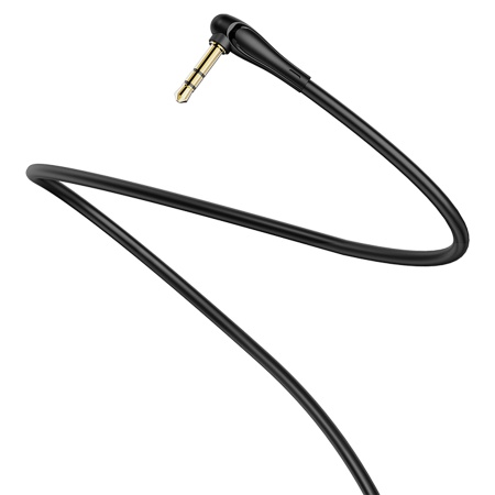 Аудиокабель HOCO UPA14 AUX Jack 3,5 (m) - Jack 3,5 (m), 1 м, черный фото