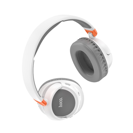 Беспроводные наушники накладные HOCO W43 Adventure, Bluetooth, белый фото