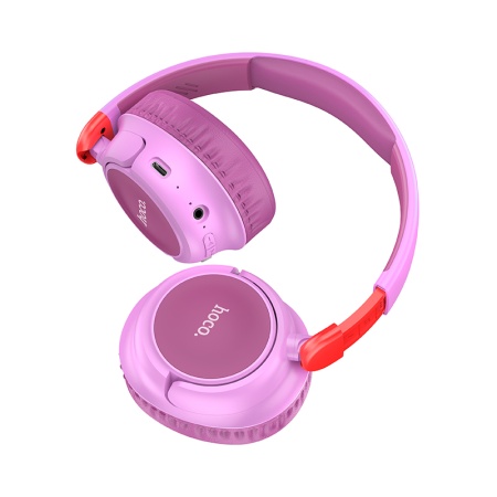 Беспроводные наушники накладные HOCO W43 Adventure, Bluetooth, фиолетовый фото