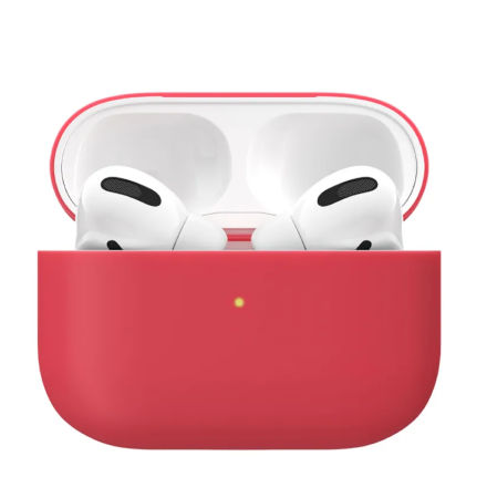 Чехол силиконовый Case Protection для Airpods Pro, красный (1) фото