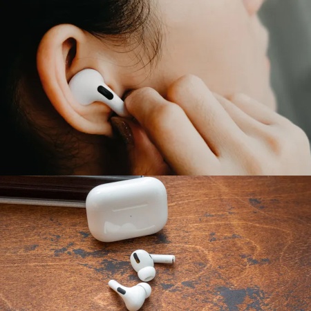 Беспроводные наушники TWS TOTU EAUB-036, Bluetooth, белый фото