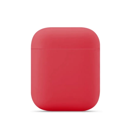 Чехол силиконовый Case Protection для Airpods 2, красный (1) фото