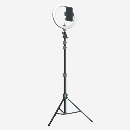 Кольцо-лампа для селфи JMARY FM-536A, USB, черный фото