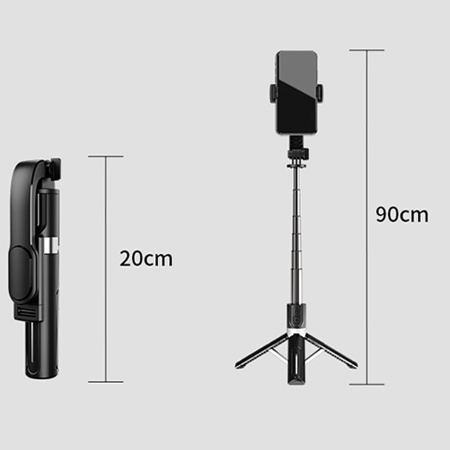 Монопод/штатив-трипод JMARY KT-219, напольный / настольный, 20 - 90 см, черный фото