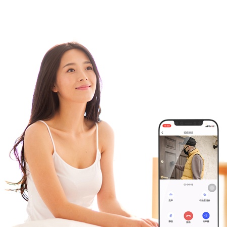 Беспроводной дверной видеозвонок JMARY MF-5, Wi Fi, белый