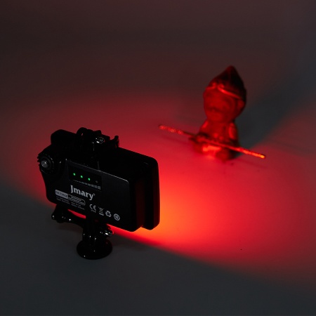 Светодиодный осветлитель JMARY FM-72RGB, 3000mAh, черный фото