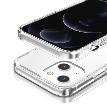 Чехол Clear Case пластиковый для iPhone 11 Pro, темно-прозрачный фото