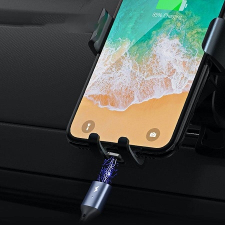 Кабель USB REMAX RC-156i Cigan USB - Lightning магнитный, 3A, 1 м, черный фото